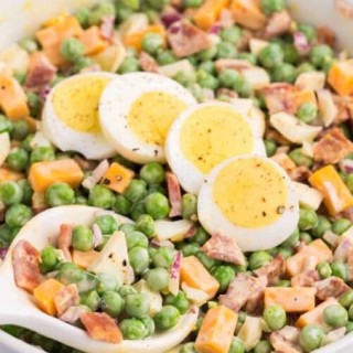 Creamy Salad with Boiled Eggs