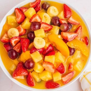 Fruit Salad with Custard