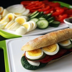 Boiled Egg Sandwich