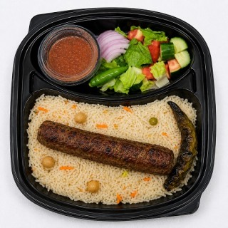 Mutton Kabab with Rice
